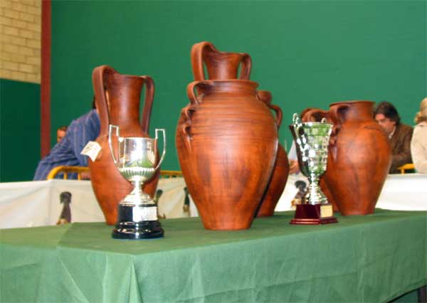 Some of the trophies - Algunos de los trofeos - XXV Monográfica AEPME, Agoncillo, La Rioja, Spain - 30.10.2005
Keywords: 2005